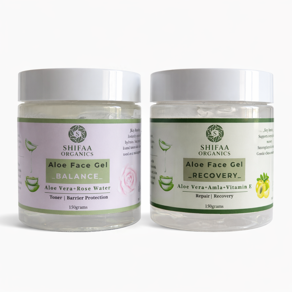 Aloe Vera AM + PM Face Gel Combo
